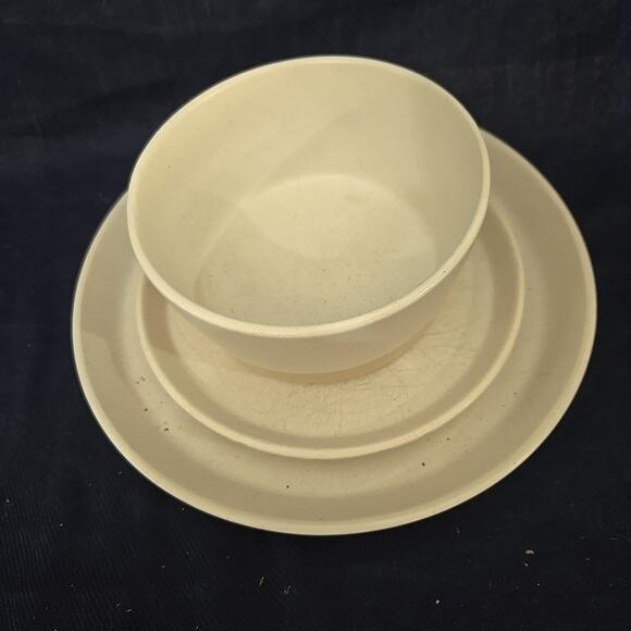 Pfaltzgraff® Hudson Beige 3 Pc Stoneware Dinnerware Dish Set Formal or Casual - Picture 3 of 9